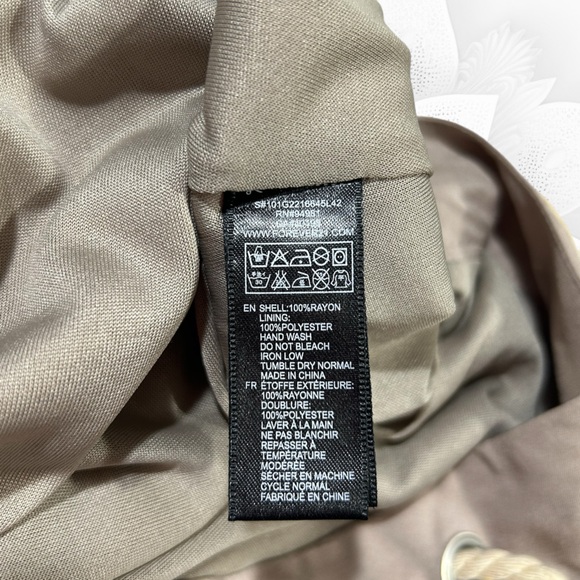 Cute Tan Skirt With Rope Drawstring. - Picture 10 of 14